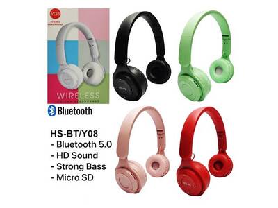 Y08 STERO BLUETOOTH KULAKLIK